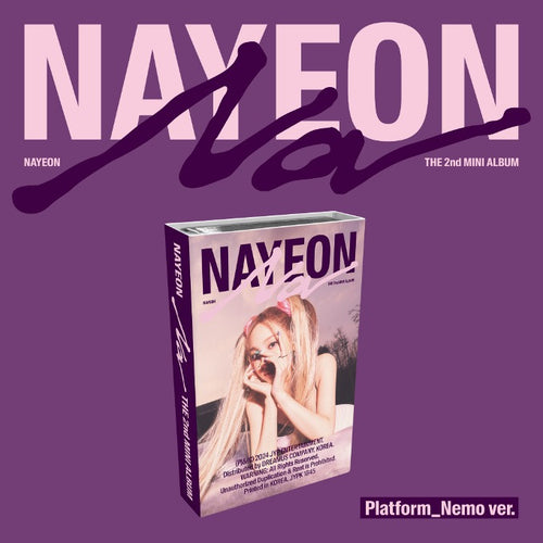 TWICE NAYEON - NA 2nd Mini Album NEMO Version