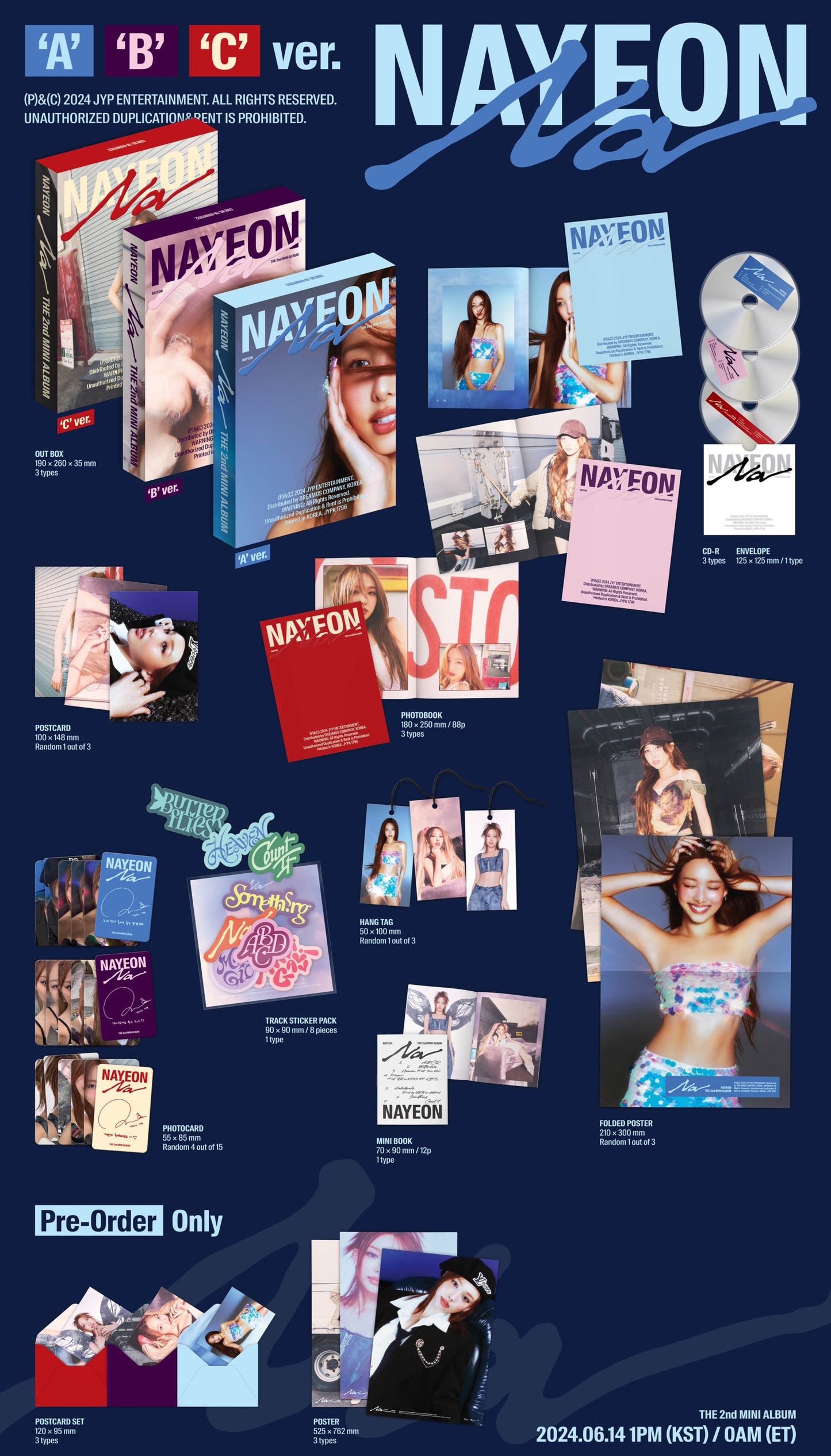 TWICE NAYEON - NA 2nd Mini Album