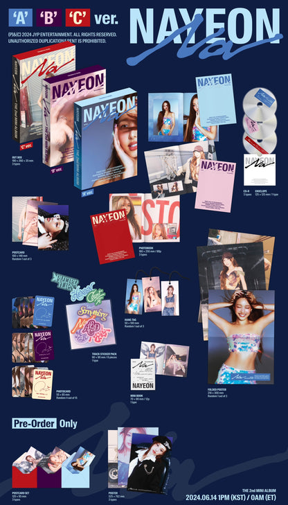 TWICE NAYEON - NA 2nd Mini Album