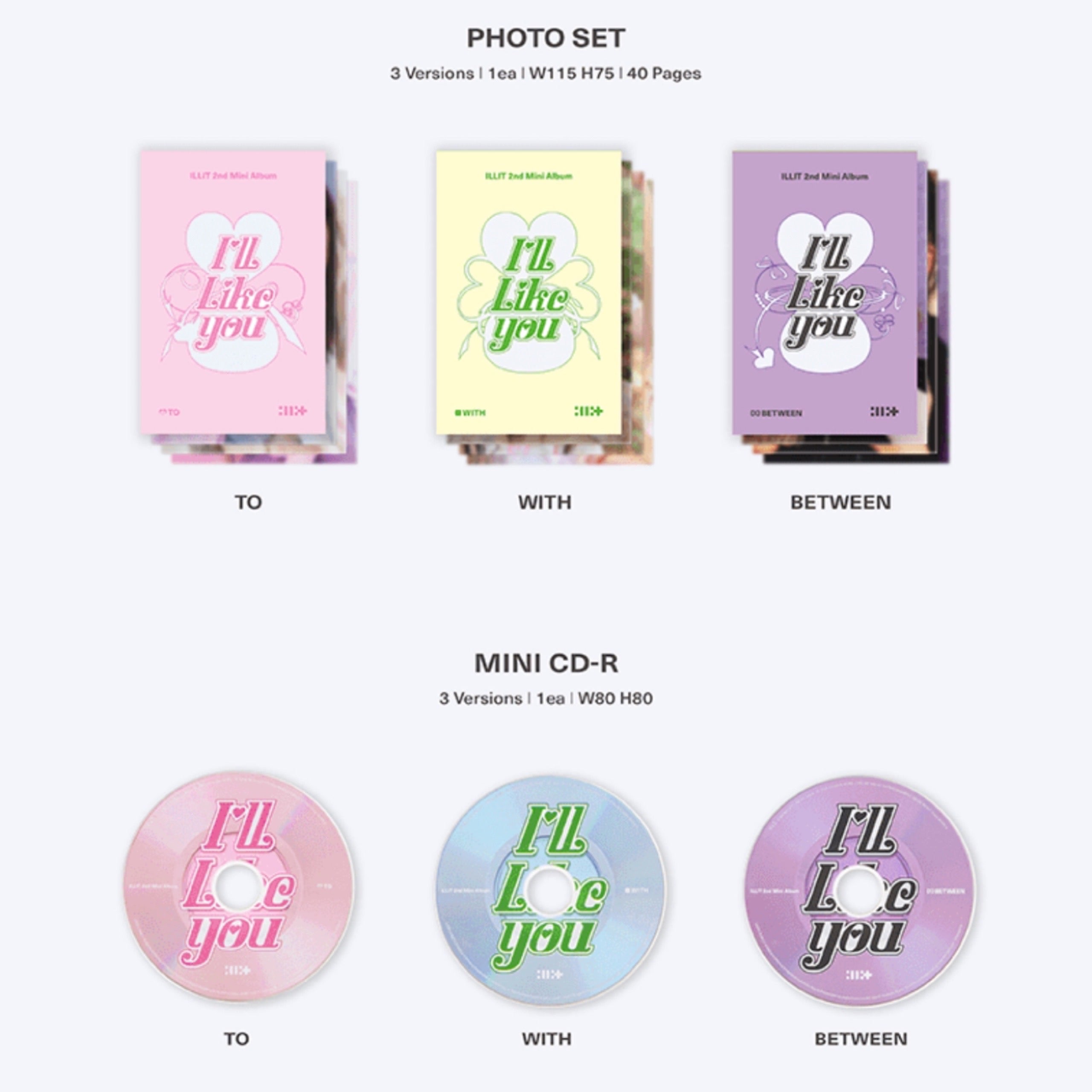 ILLIT - I'LL LIKE YOU 2nd Mini Album (GLLIT Ver) – K-STAR
