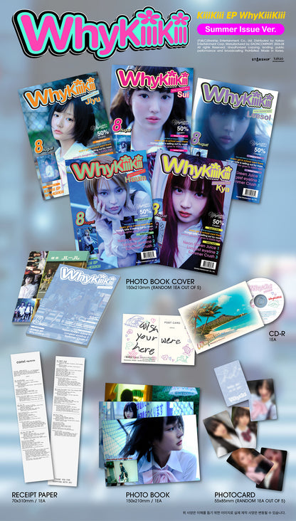 KiiiKiii - WHYKiiiKiii EP Album SUMMER ISSUE Ver