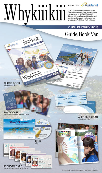 KiiiKiii - WHYKiiiKiii EP Album GUIDE BOOK Ver