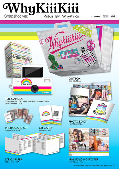 KiiiKiii - WHYKiiiKiii EP Album SNAPSHOT Ver