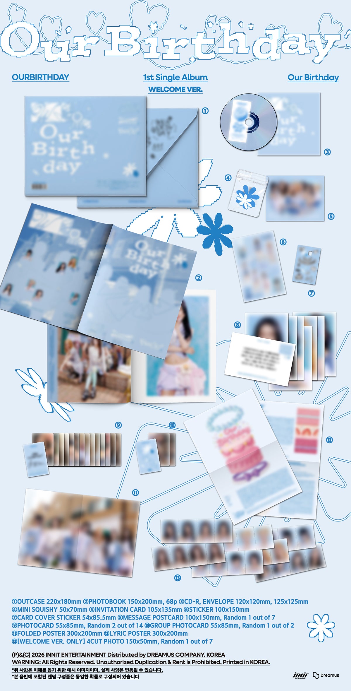 OURBIRTHDAY - Our Birthday 1st Single PHOTO BOOK Ver