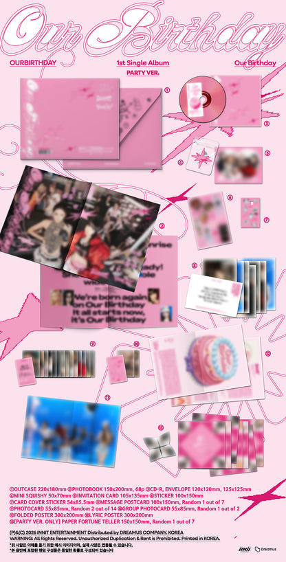 OURBIRTHDAY - Our Birthday 1st Single PHOTO BOOK Ver