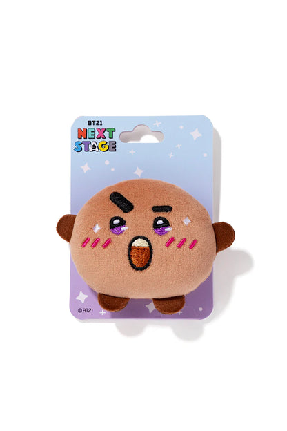 BT21 JAPAN Official NEXT STAGE Plush Badge