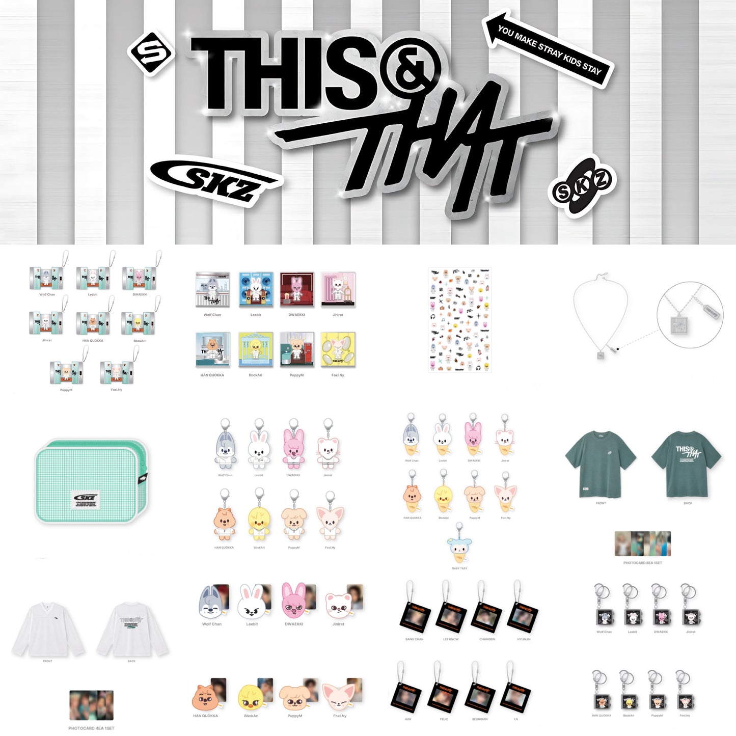 STRAY KIDS SKZ THIS & THAT Pop-Up Store Official MD