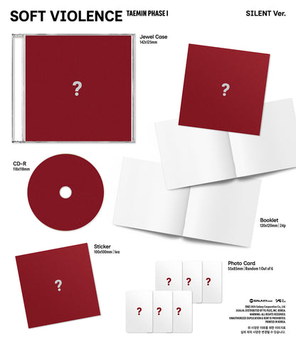 TAEMIN - PHASE I : SOFT VIOLENCE JEWEL Ver
