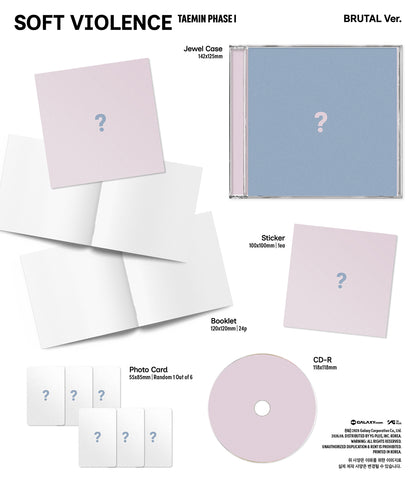 TAEMIN - PHASE I : SOFT VIOLENCE JEWEL Ver
