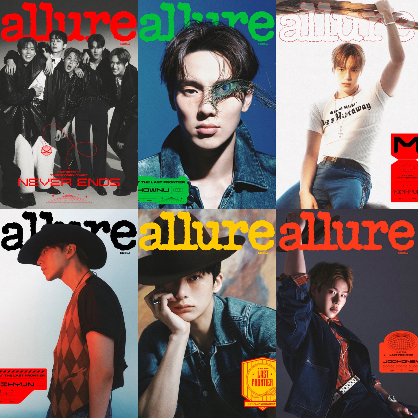 ALLURE Korea - MONSTA X July Issue 2025