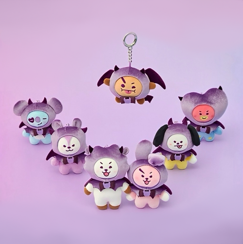 BT21 Baby Official VILLAIN Plush Keyring