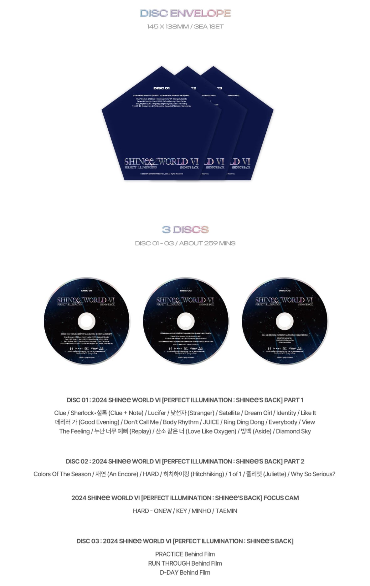SHINee World VI PERFECT ILLUMINATION : SHINEE'S BACK BLU-RAY – K-STAR