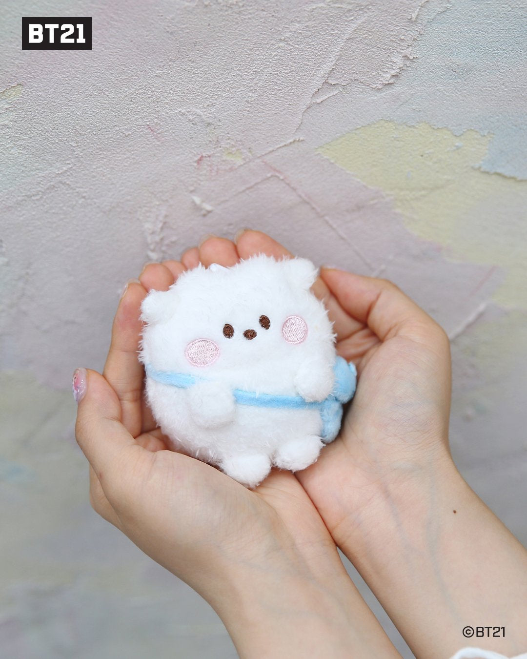 BT21 Minini Official PON-PON ENJOY Plush Keyring
