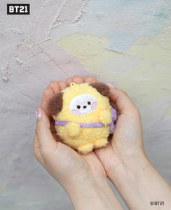 BT21 Minini Official PON-PON ENJOY Plush Keyring