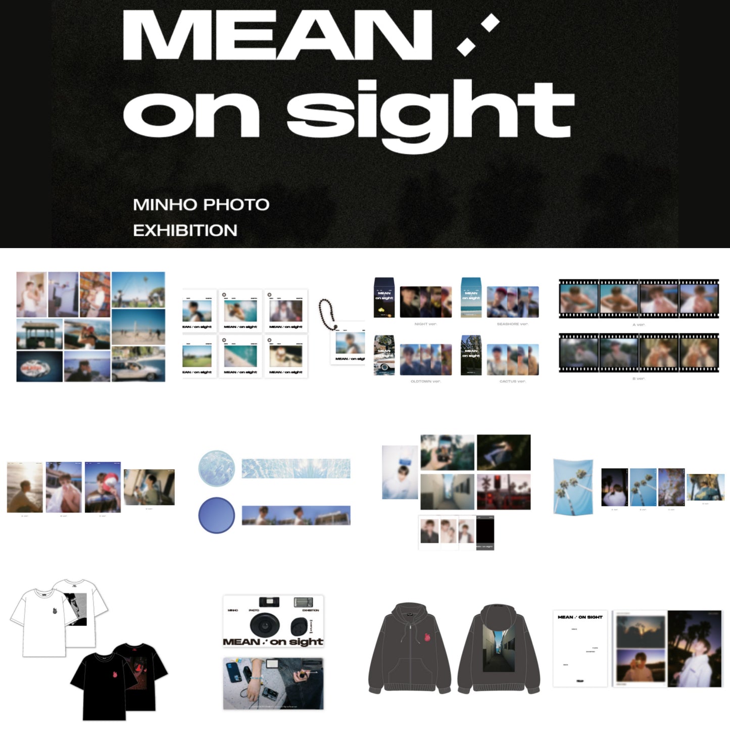 SHINee MINHO Photo Exhibition MEAN : On Sight Official MD