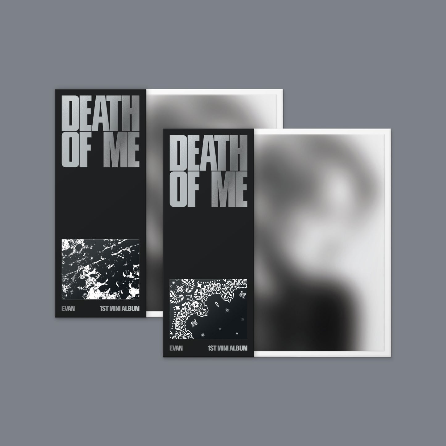 EVAN - DEATH OF ME 1st Mini Album BANDANA Ver
