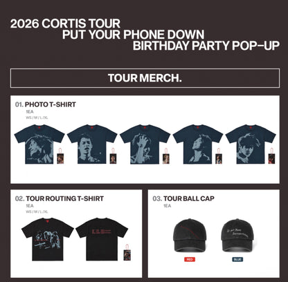 CORTIS 2026 TOUR PUT YOUR PHONE DOWN BIRTHDAY PARTY Pop Up Official MD