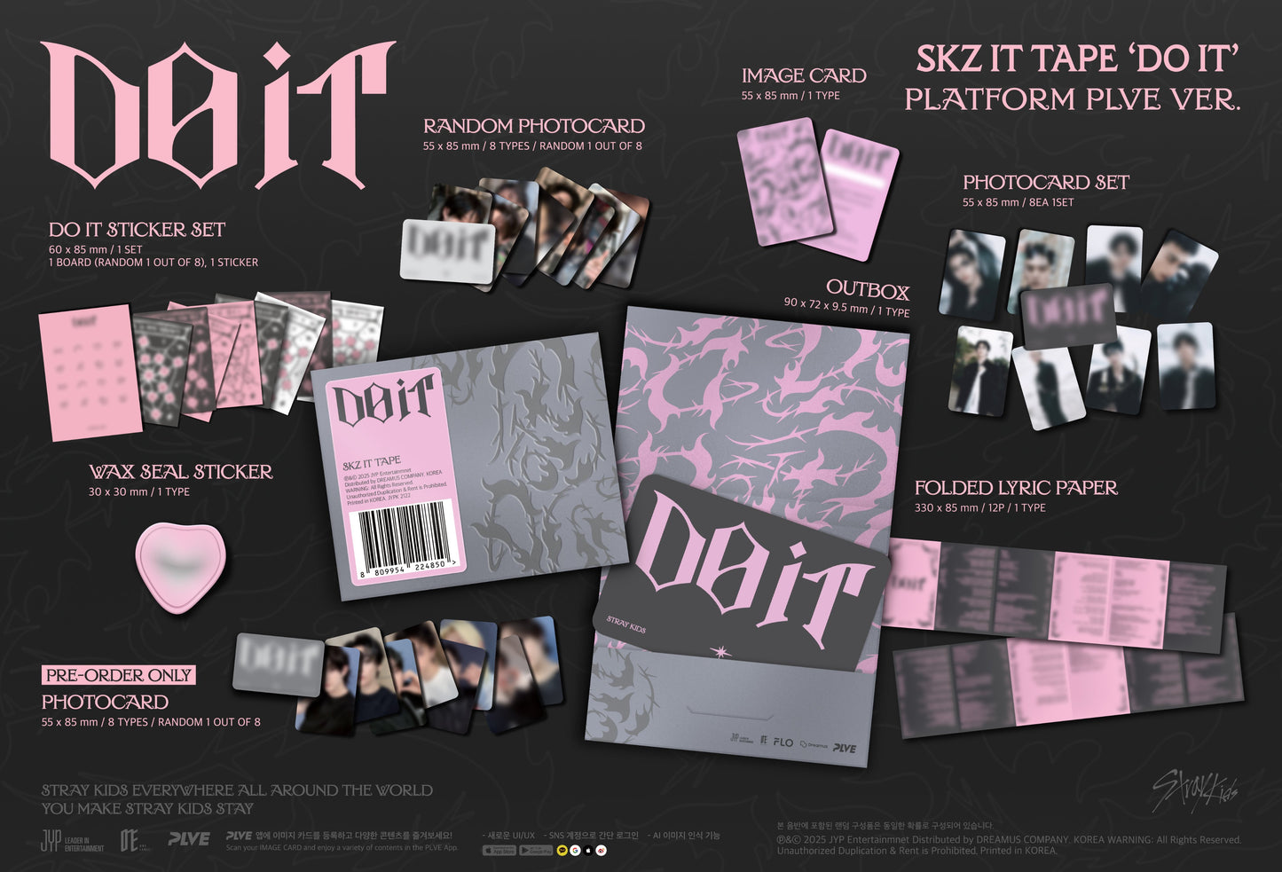 STRAY KIDS - DO IT SKZ IT TAPE Platform PLVE Ver