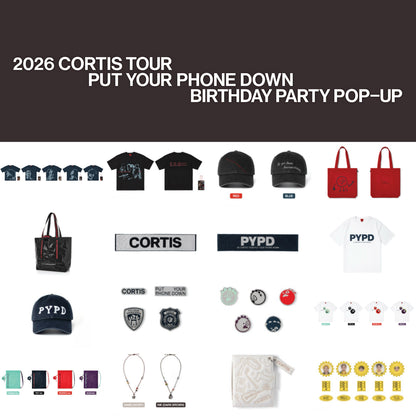 CORTIS 2026 TOUR PUT YOUR PHONE DOWN BIRTHDAY PARTY Pop Up Official MD