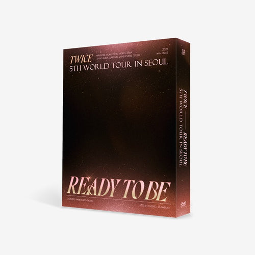 TWICE - READY TO BE in Seoul DVD + POB