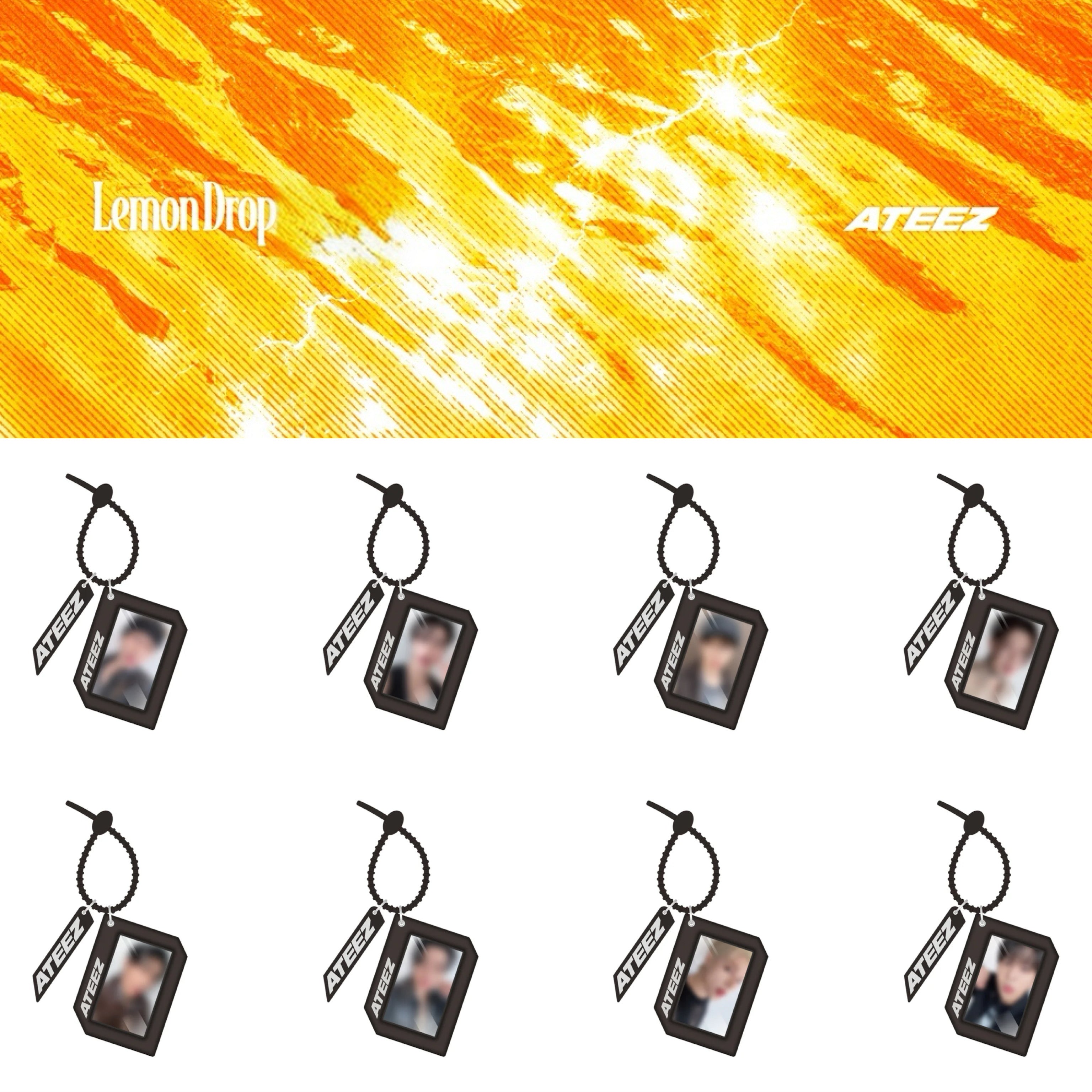 ATEEZ 特典トレカ lemon drop everline コンプ ATEEZ LINE FRIENDS POPUP lemon drop linefriends Photo Card
