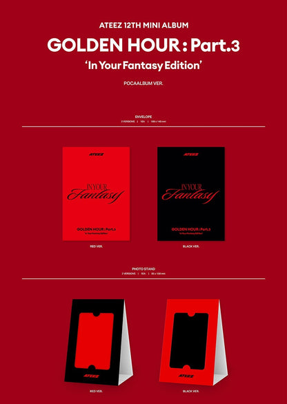 ATEEZ - GOLDEN HOUR : PART 3 IN YOUR FANTASY Edition POCA Ver