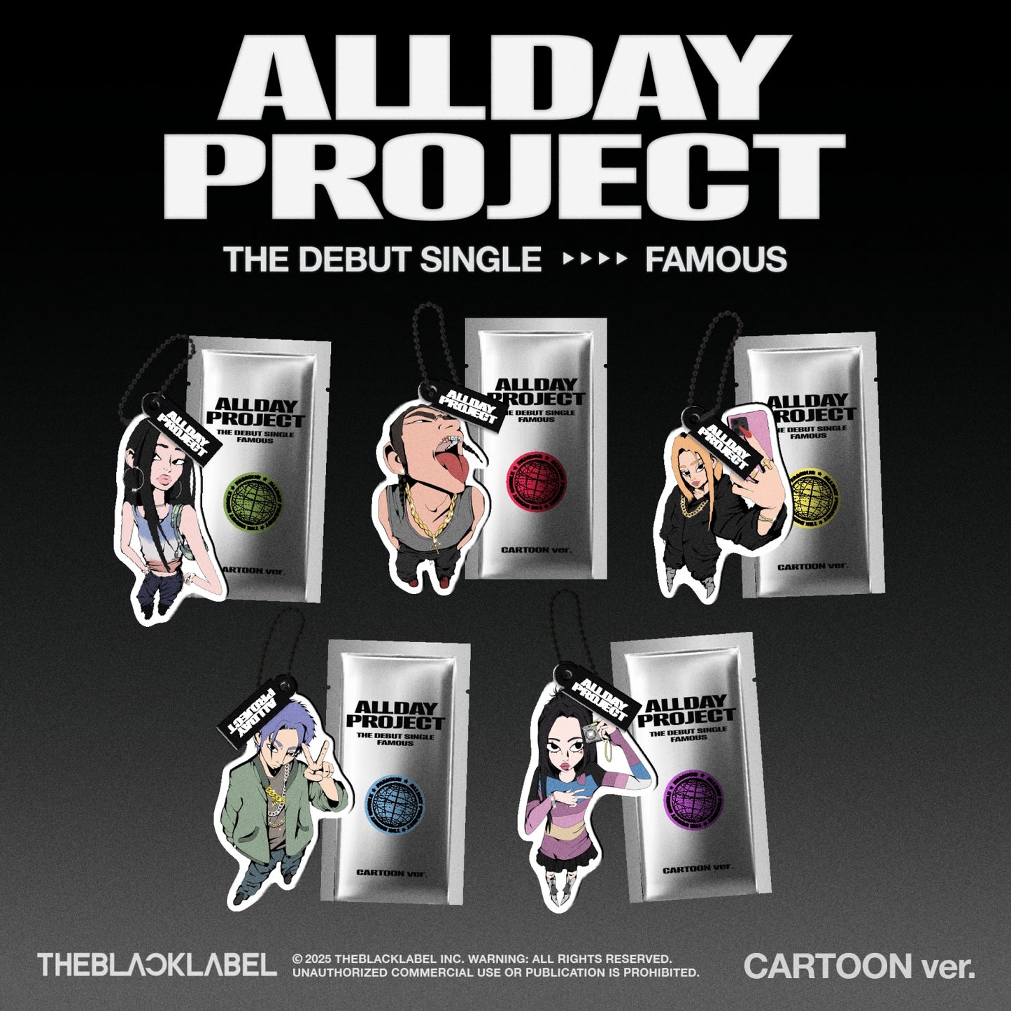 ALLDAY PROJECT - FAMOUS The Debut Single CARTOON Ver