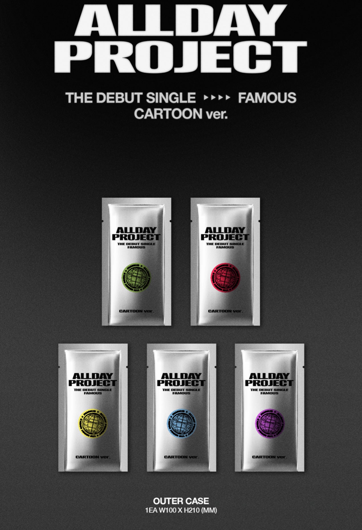ALLDAY PROJECT - FAMOUS The Debut Single CARTOON Ver