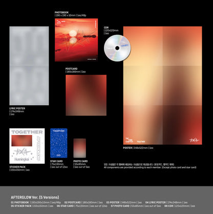 TOMORROW X TOGETHER TXT - The Star Chapter : TOGETHER / AFTERGLOW Ver