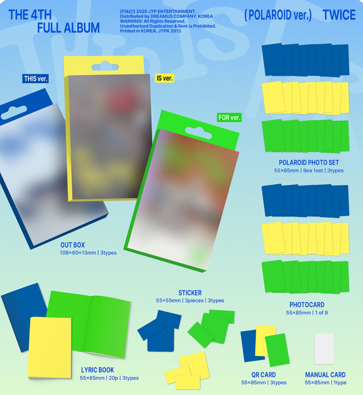 TWICE - THIS IS FOR 4th Album Polaroid Ver