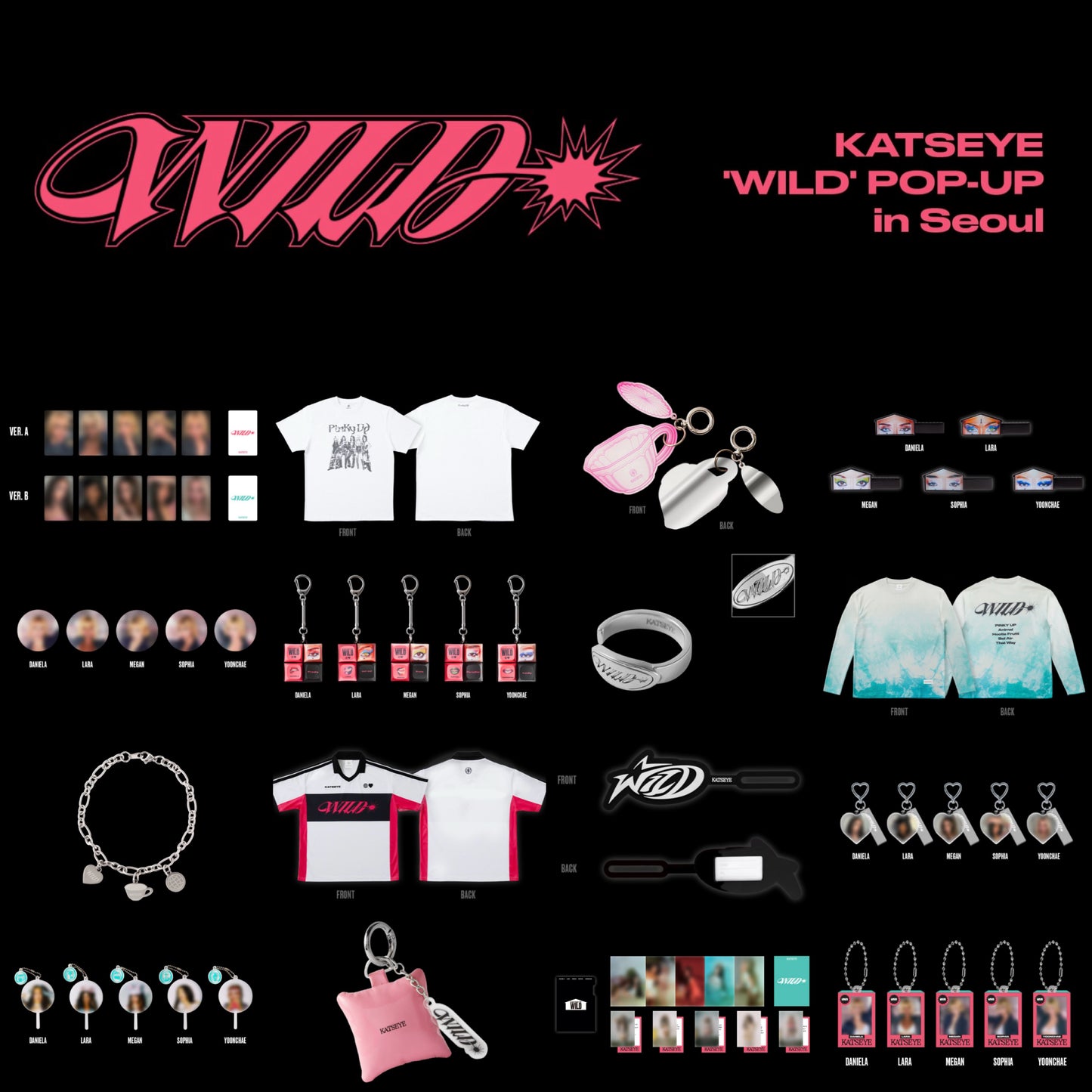 KATSEYE WILD Pop Up in Seoul Official MD
