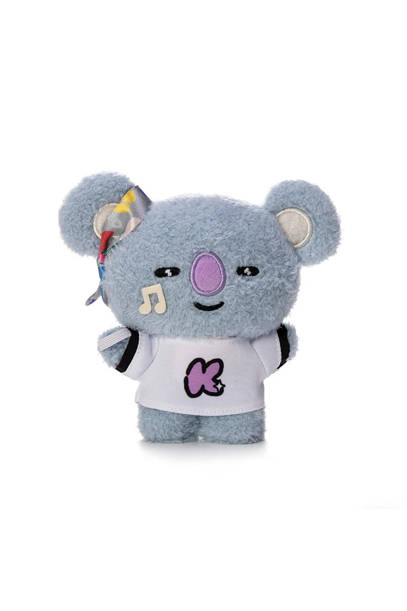 BT21 JAPAN Official Music Festival Plush Doll with Mini Light Stick Keyring
