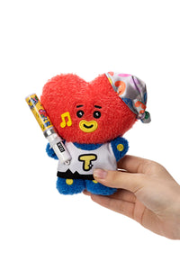 BT21 JAPAN Official Music Festival Plush Doll with Mini Light Stick Keyring