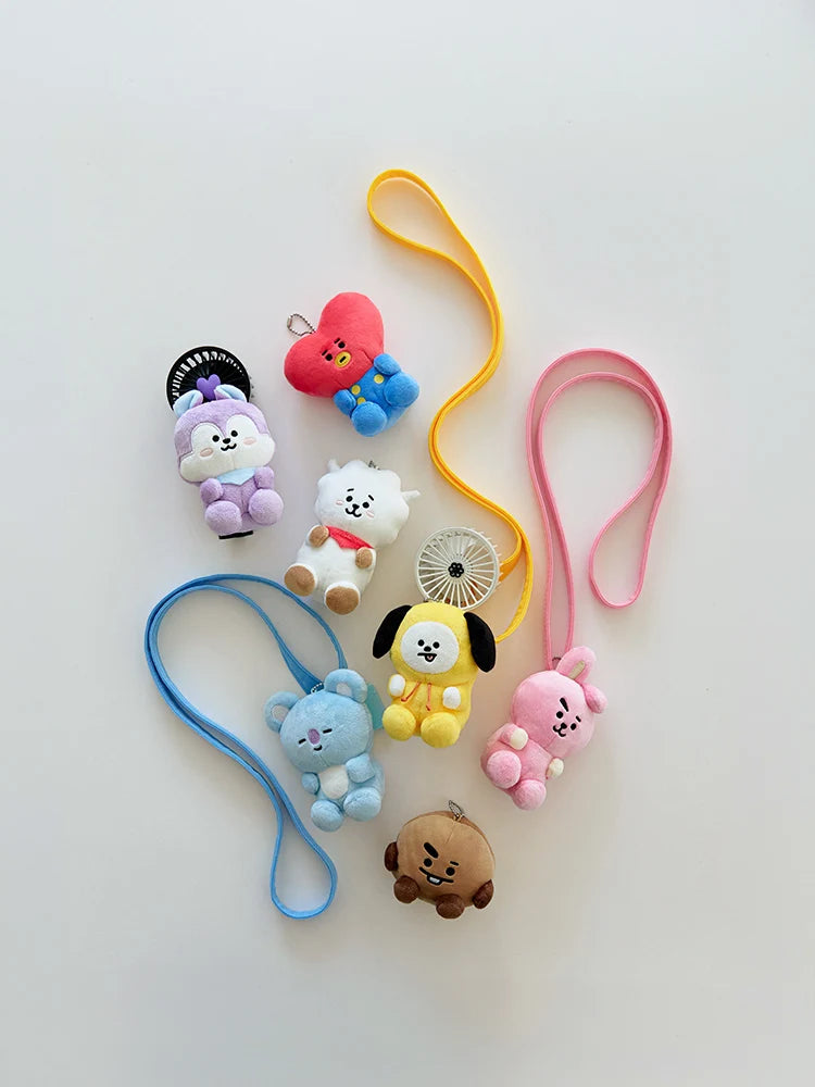 BT21 Official 2Way Plush Holder Keyring Travel