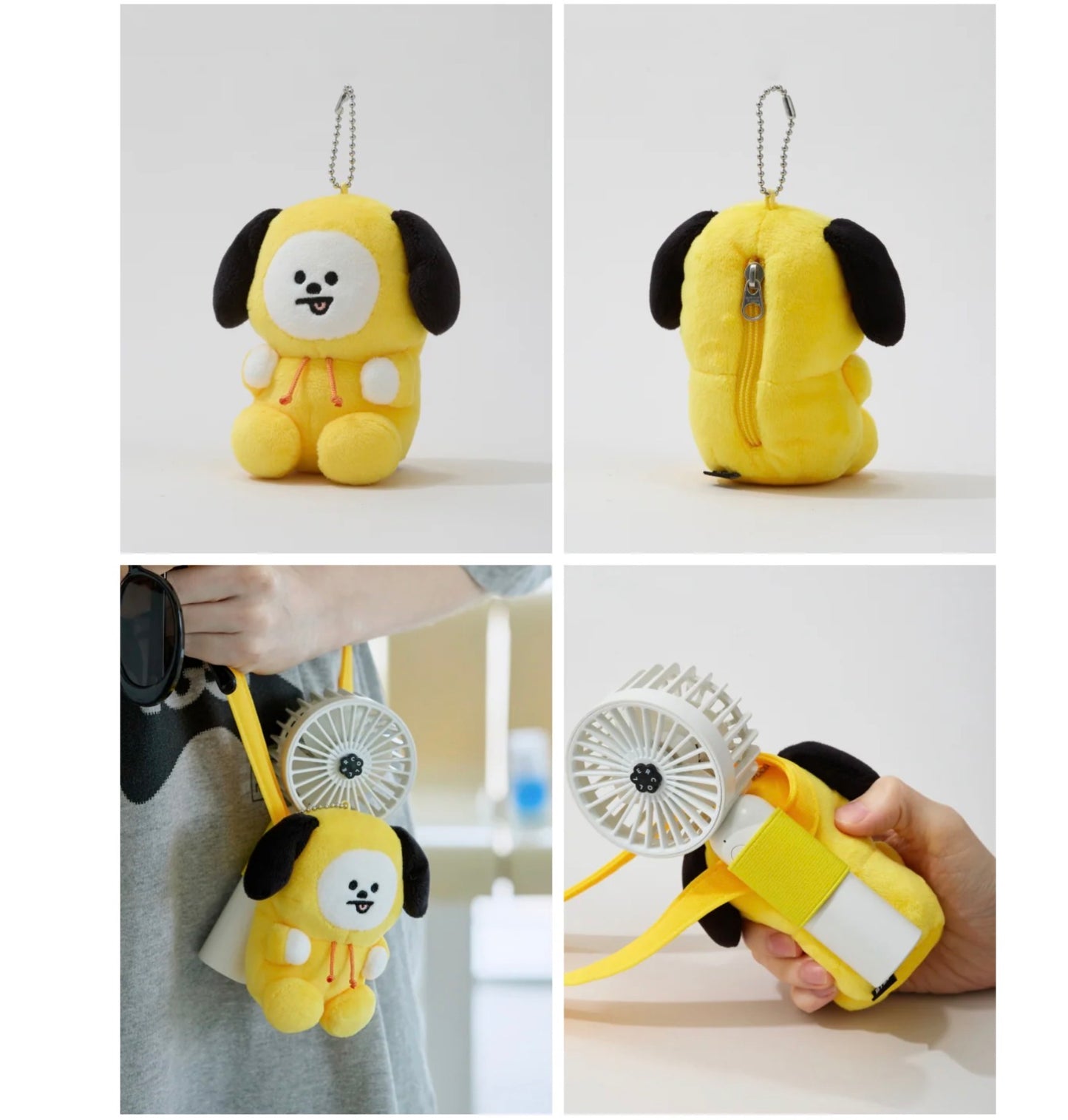 BT21 Official 2Way Plush Holder Keyring Travel