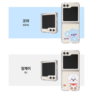 BT21 Baby Clear Air Cushion Reinforced Case Galaxy Z Flip5