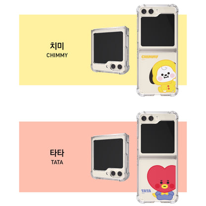 BT21 Baby Clear Air Cushion Reinforced Case Galaxy Z Flip5