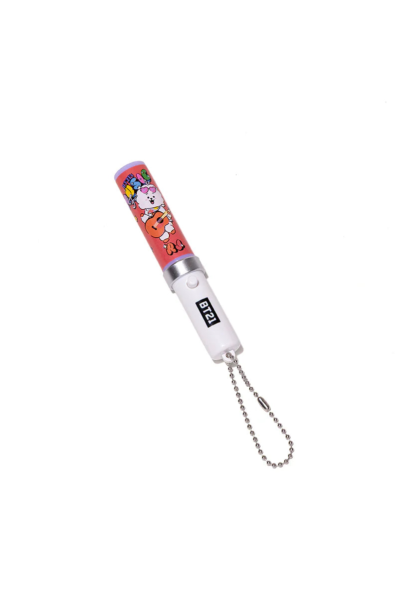 BT21 JAPAN Official Music Festival Mini Light Stick Keyring K-STAR BT21 JAPAN Official Music Festival Mini Light Stick Keyring K-STAR