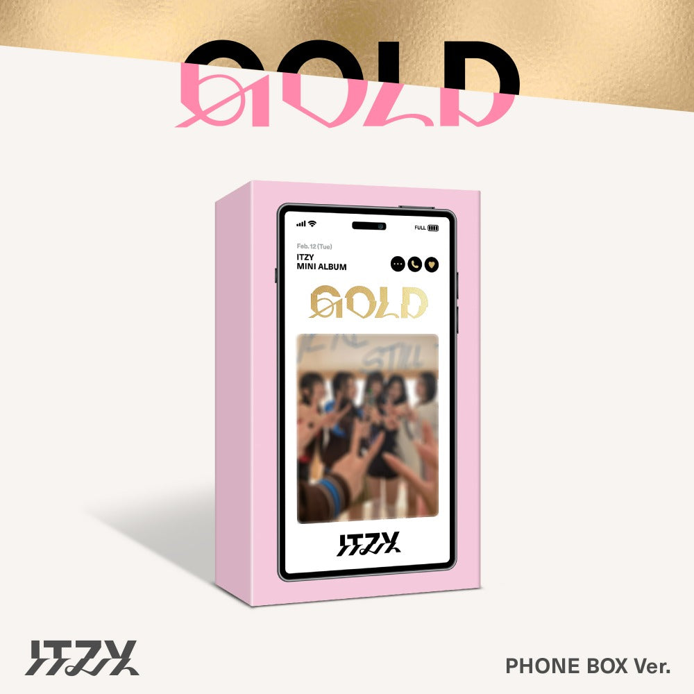 ITZY - GOLD 2nd Full Album PHONE BOX Ver