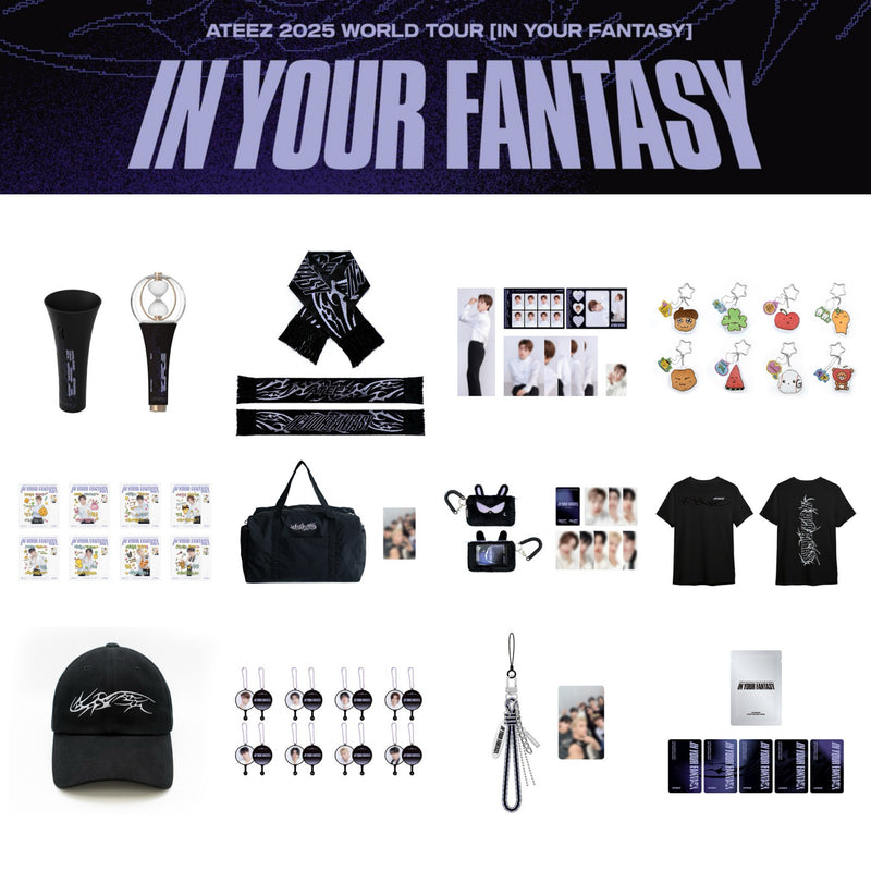 ATEEZソウルコン In Your Fantasy ダッフルバッグ ATEEZ 2025 World Tour IN YOUR FANTASY in INCHEON Official MD