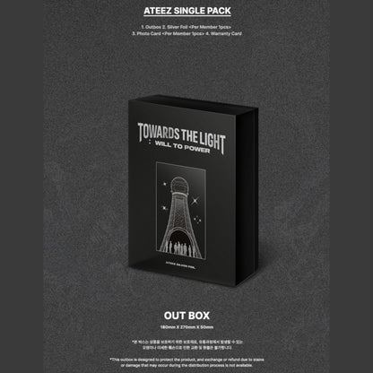 ATEEZ Towards The Light : Will To Power Silver Foil MD Single Pack