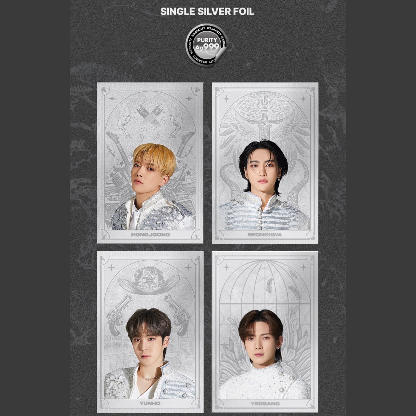 ATEEZ Towards The Light : Will To Power Silver Foil MD Single Pack