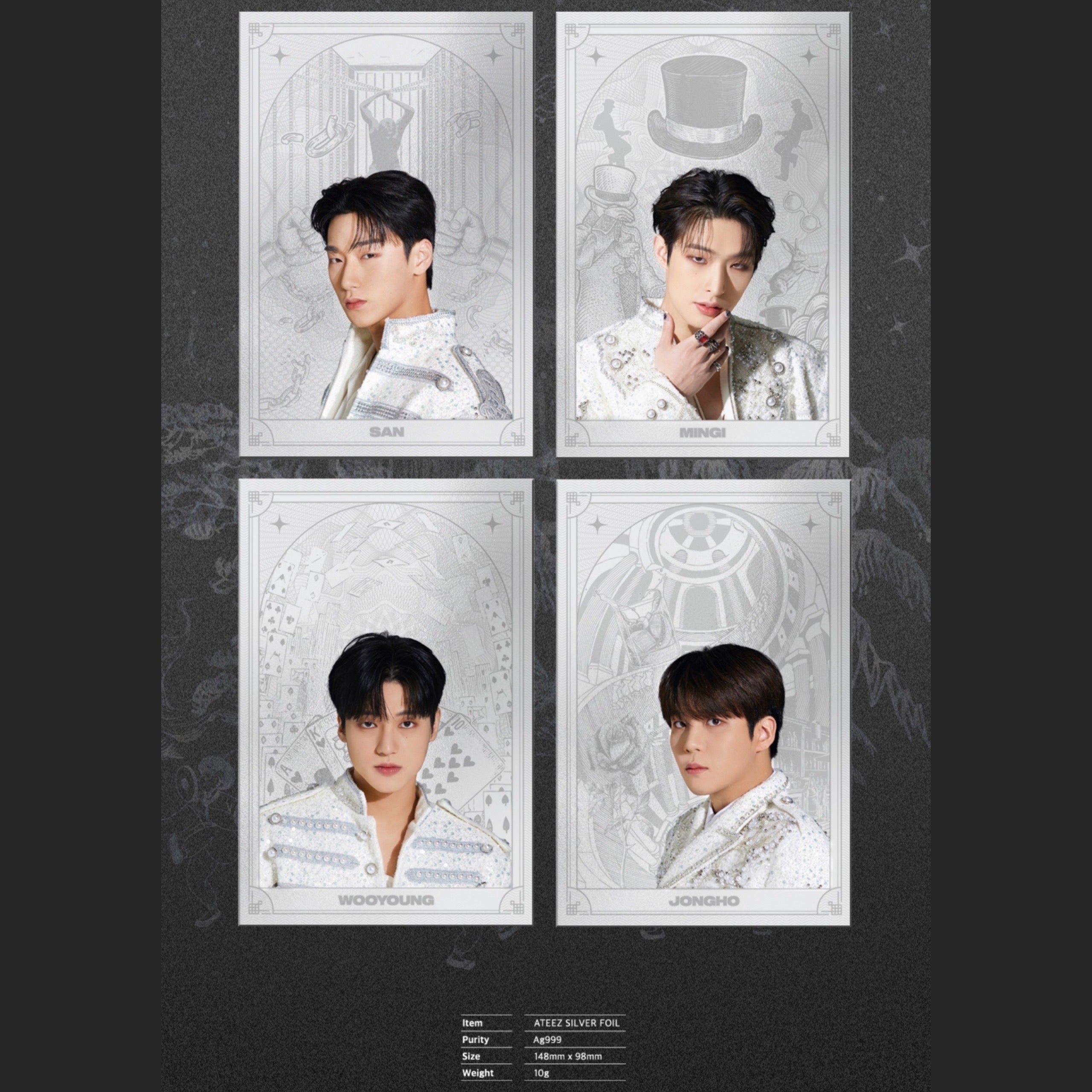 ATEEZ Towards The Light : Will To Power Silver Foil MD Single Pack