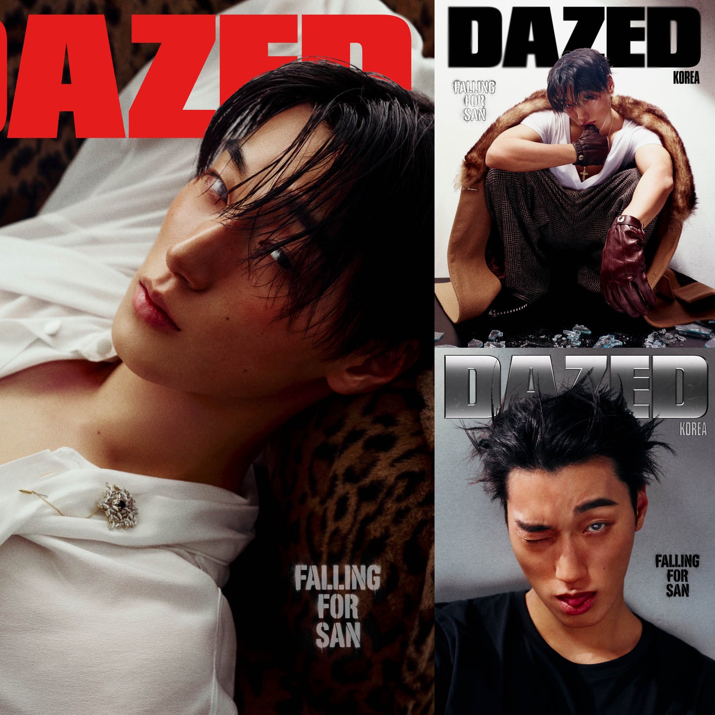 DAZED & CONFUSED Korea Magazine ATEEZ SAN Cover September 2026