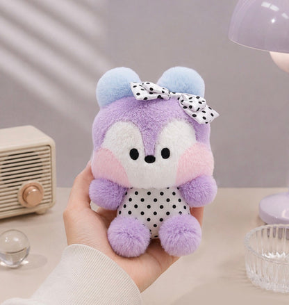 BT21 Official DOT RIBBON Doll Keyring