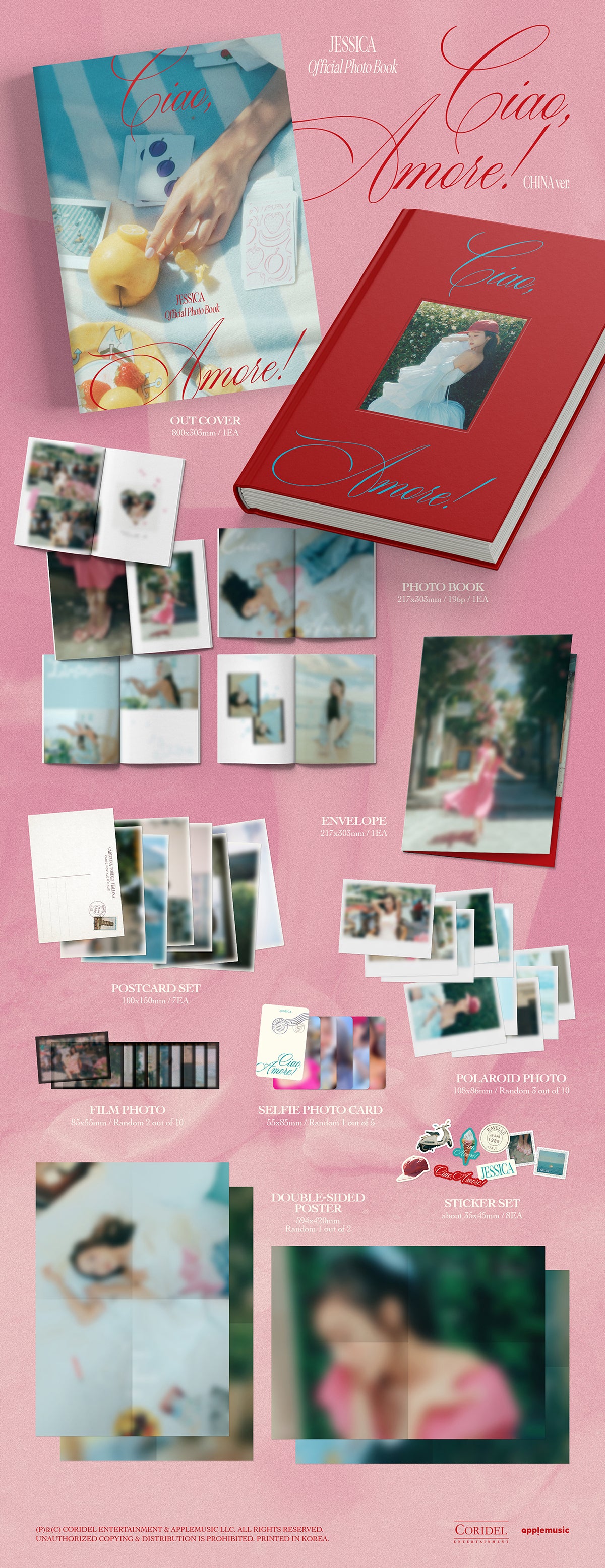 JESSICA CIAO AMORE! 2026 Official Photo Book CHINA Ver