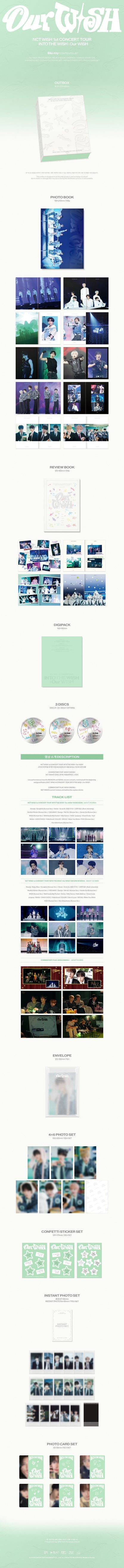 NCT WISH 1st Concert Tour INTO THE WISH : OUR WISH Blu-Ray