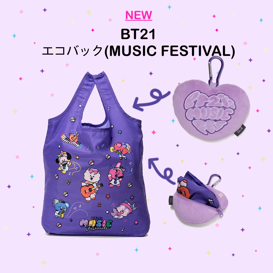 BT21 JAPAN Official Music Festival Eco Bag
