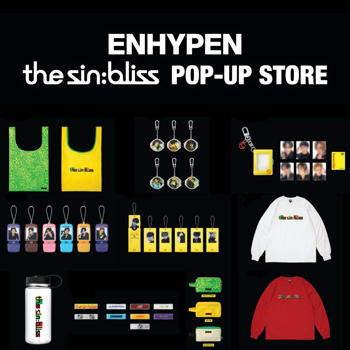 ENHYPEN THE SIN : BLISS Pop Up Store OFFICIAL MD