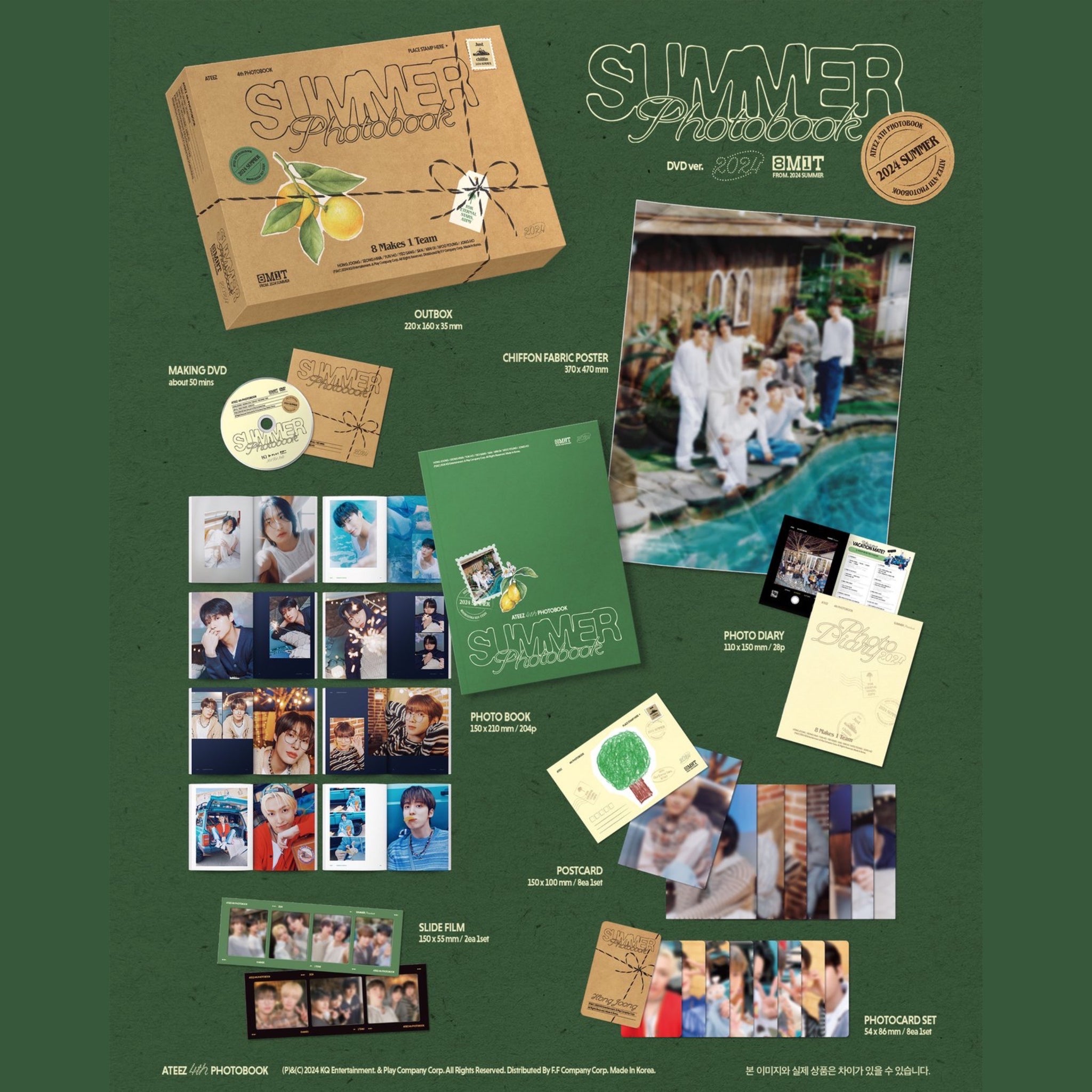 ATEEZ 2024 Summer Photobook DVD / Play Code – K-STAR